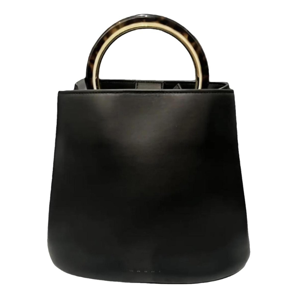 Pannier leather handbag