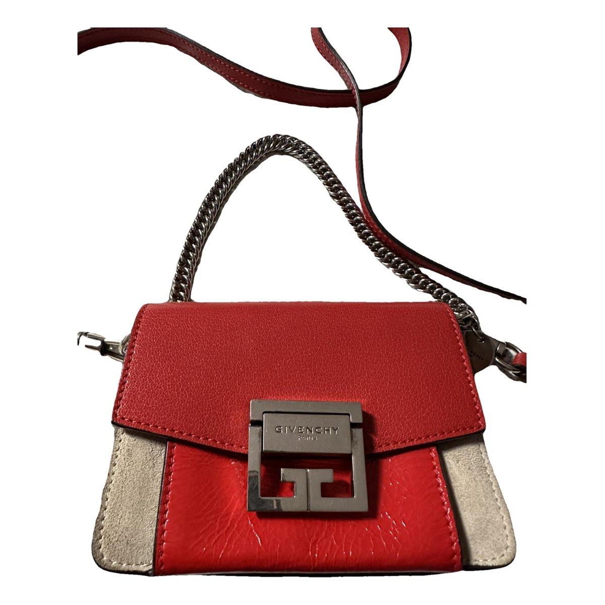 GV3 leather crossbody bag
