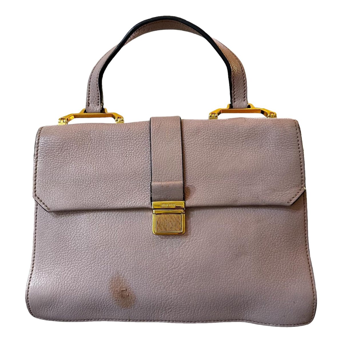 Madras leather handbag