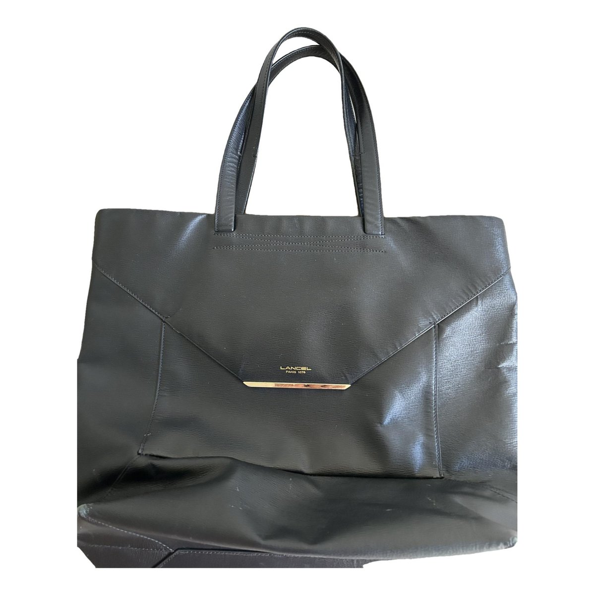 Enveloppe leather tote