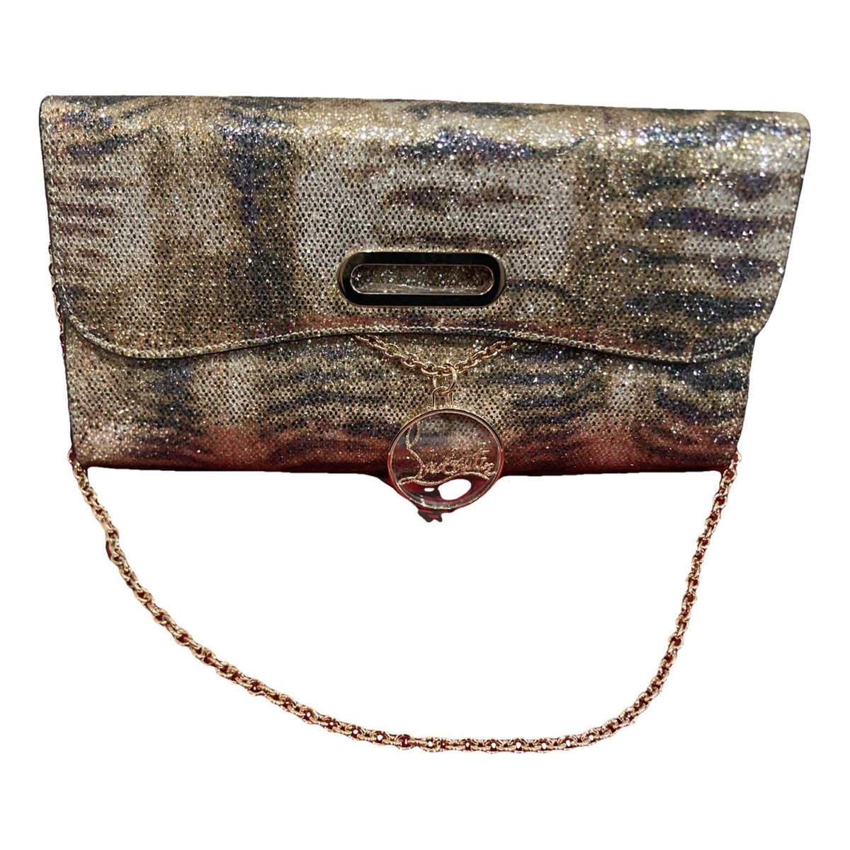 Riviera leather clutch bag