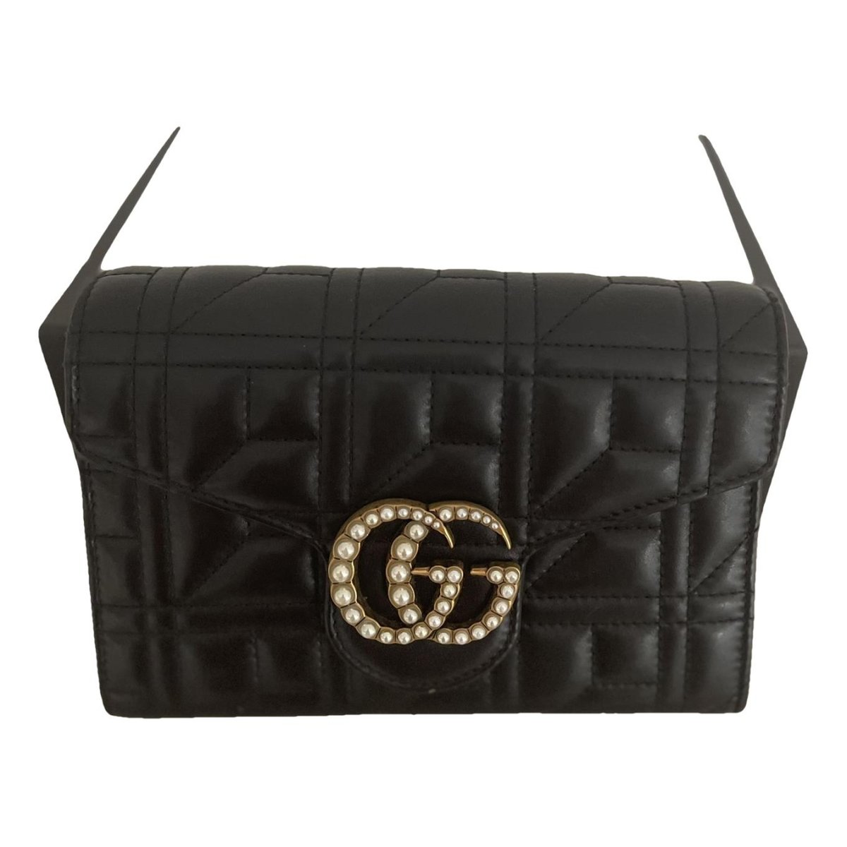Broadway leather clutch bag