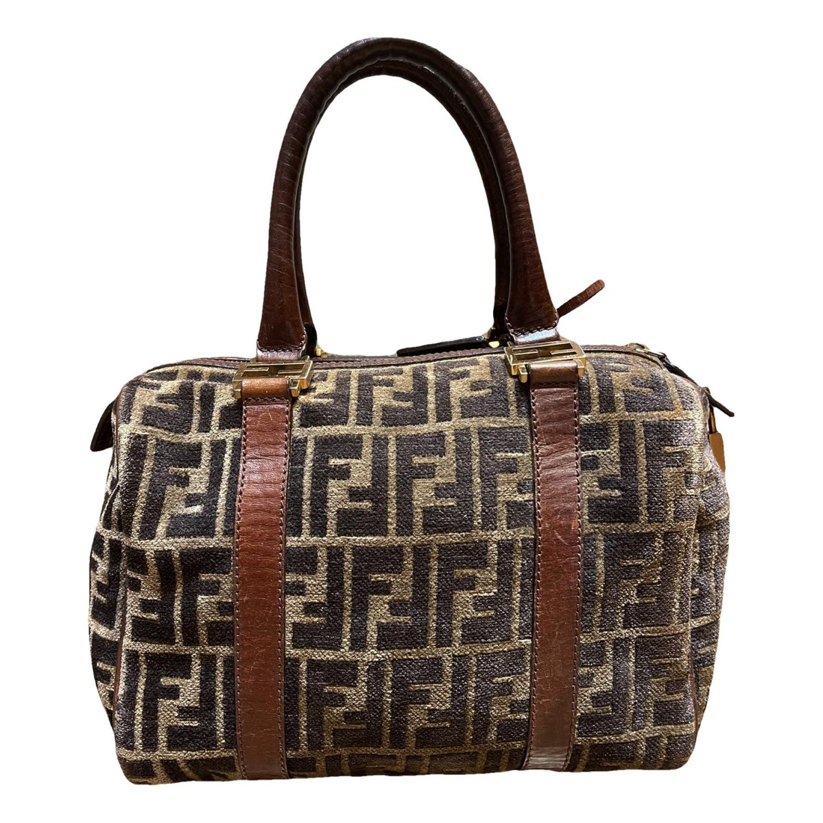 Baguette velvet handbag