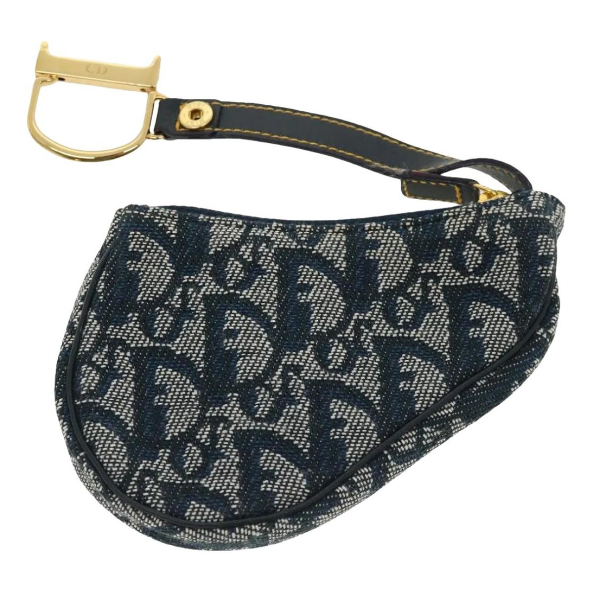 Saddle clutch bag
