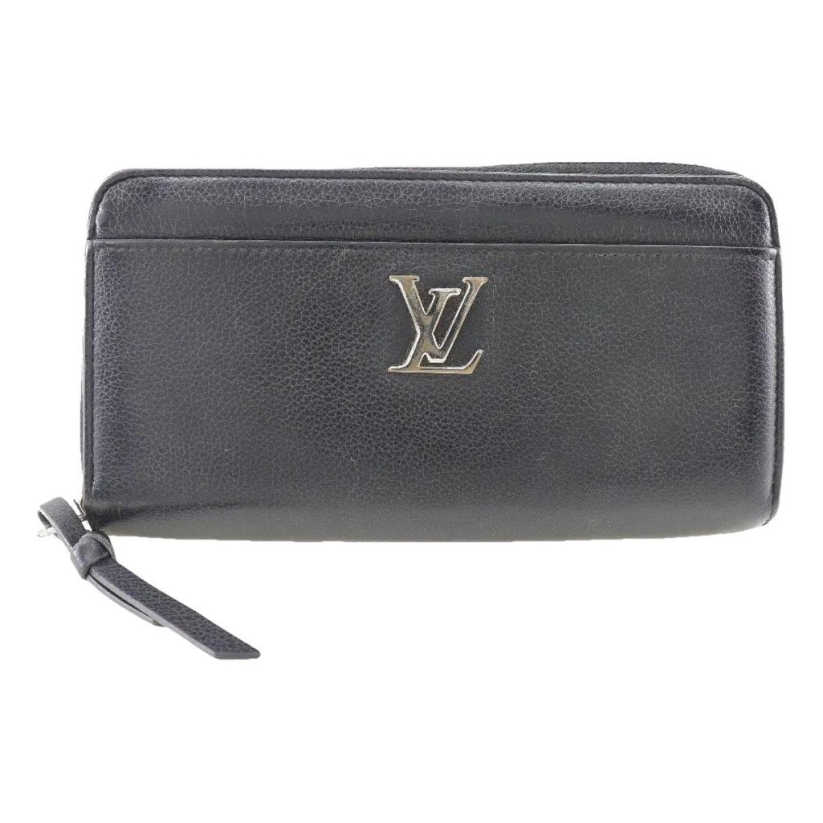Lockme leather clutch bag