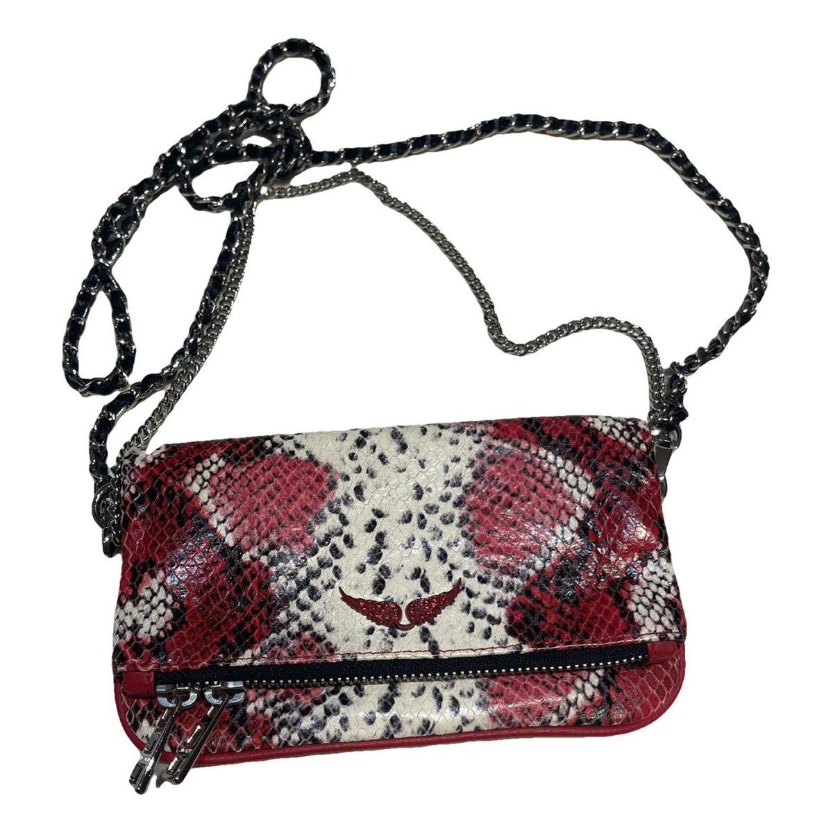 Rock leather crossbody bag