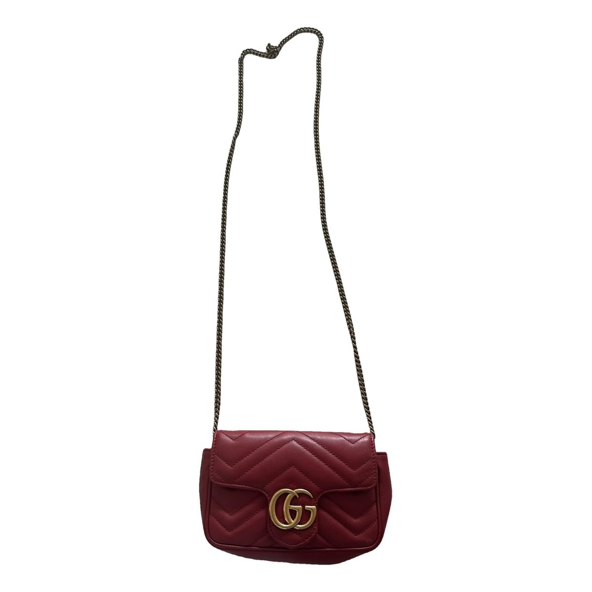 GG Marmont Chain leather crossbody bag