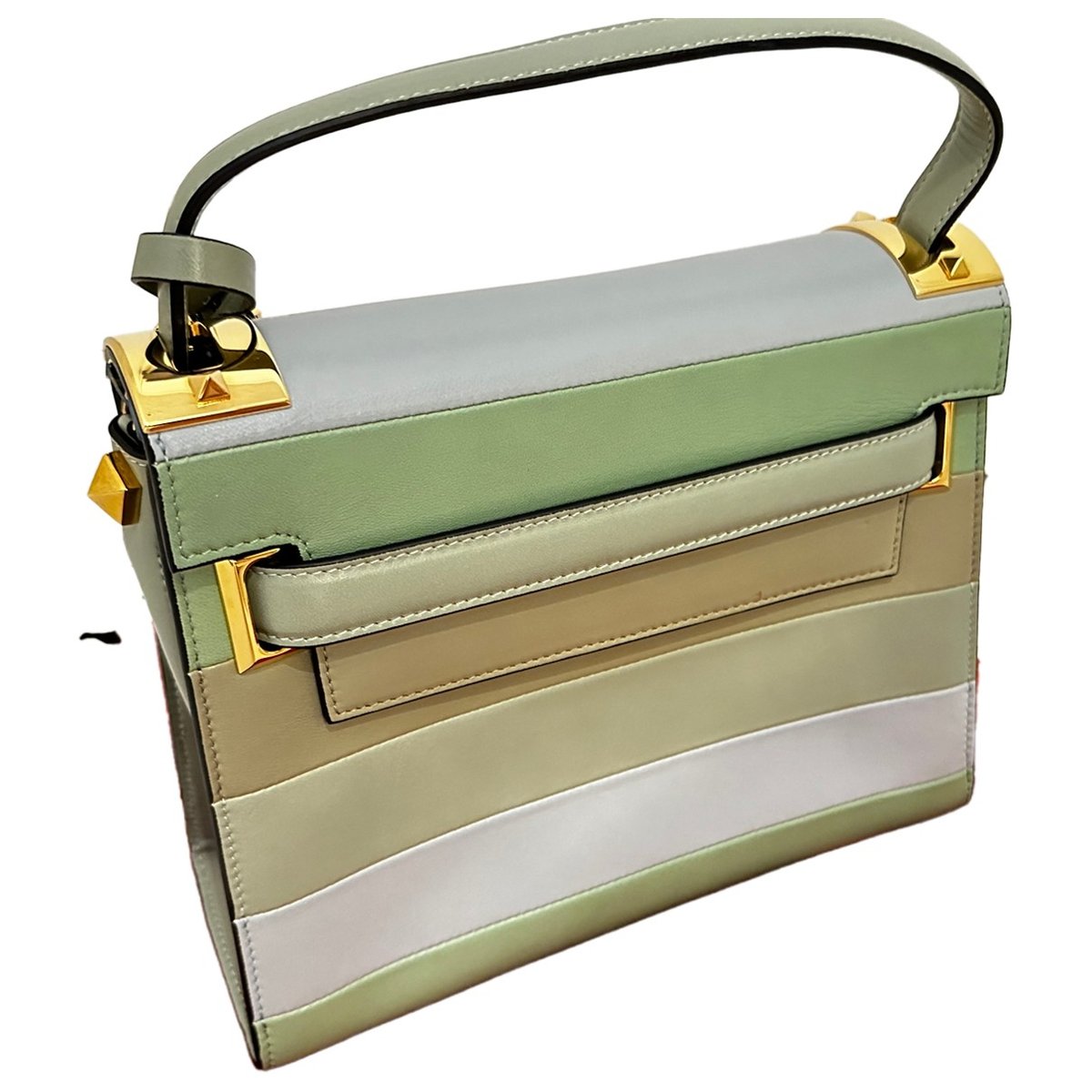 My Rockstud leather handbag