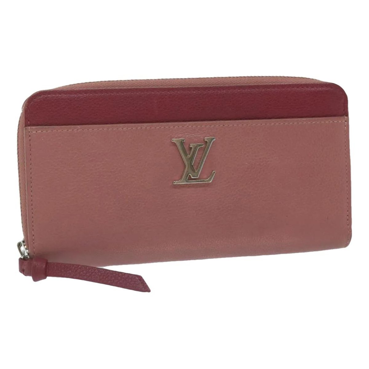 Lockme leather clutch bag