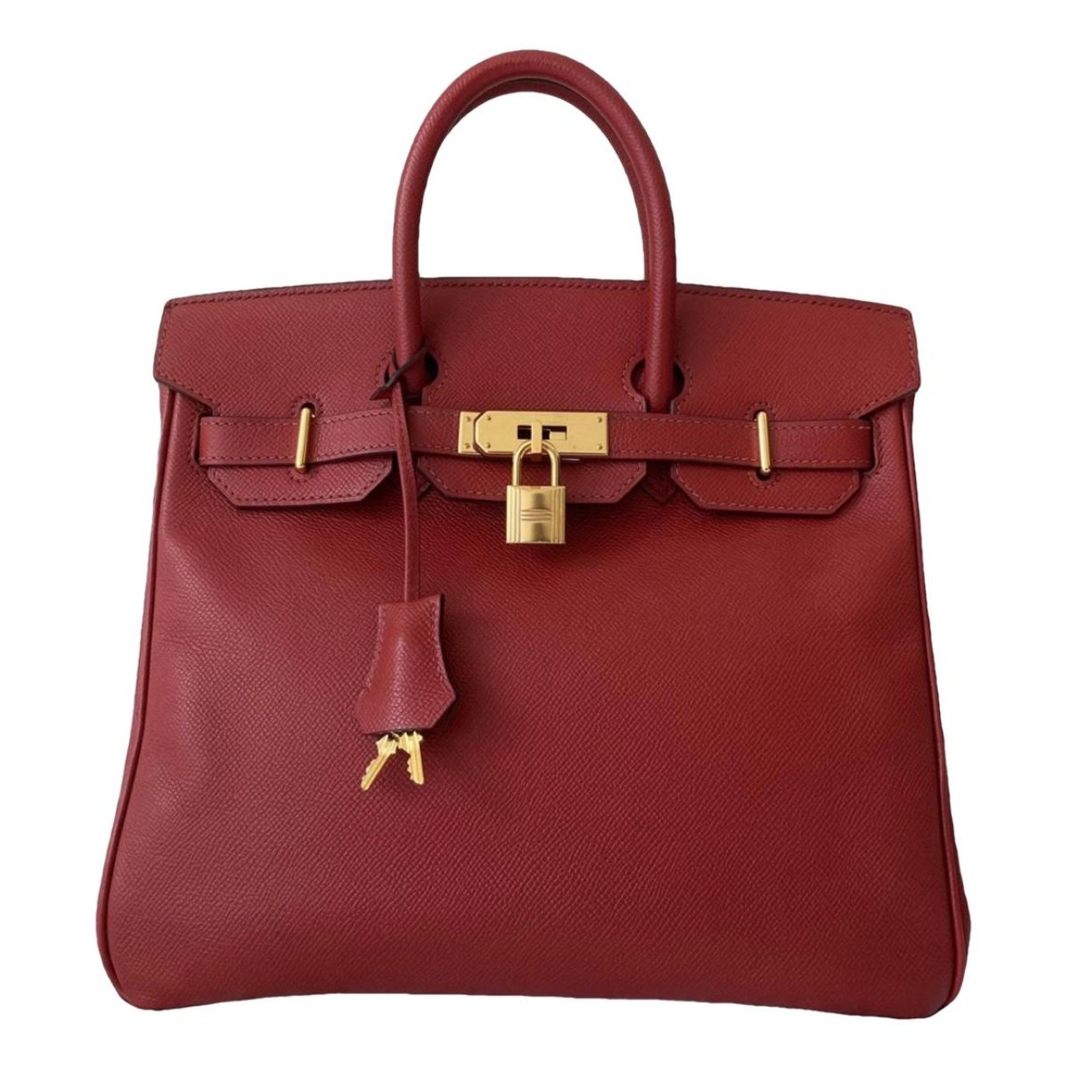 Haut à Courroies leather handbag
