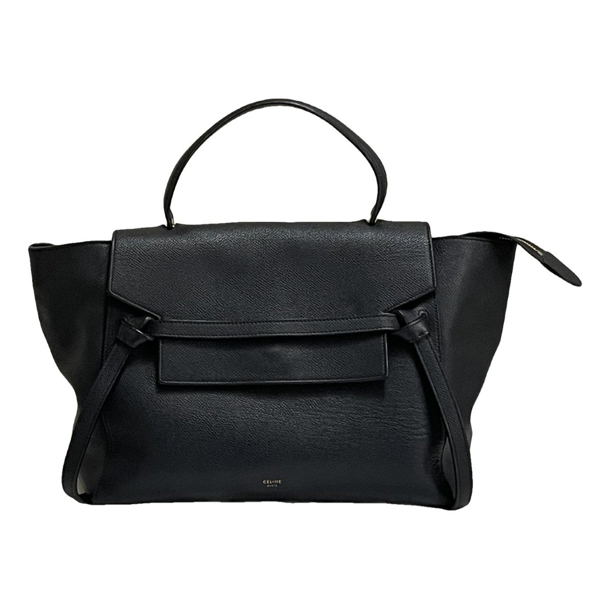Belt leather handbag