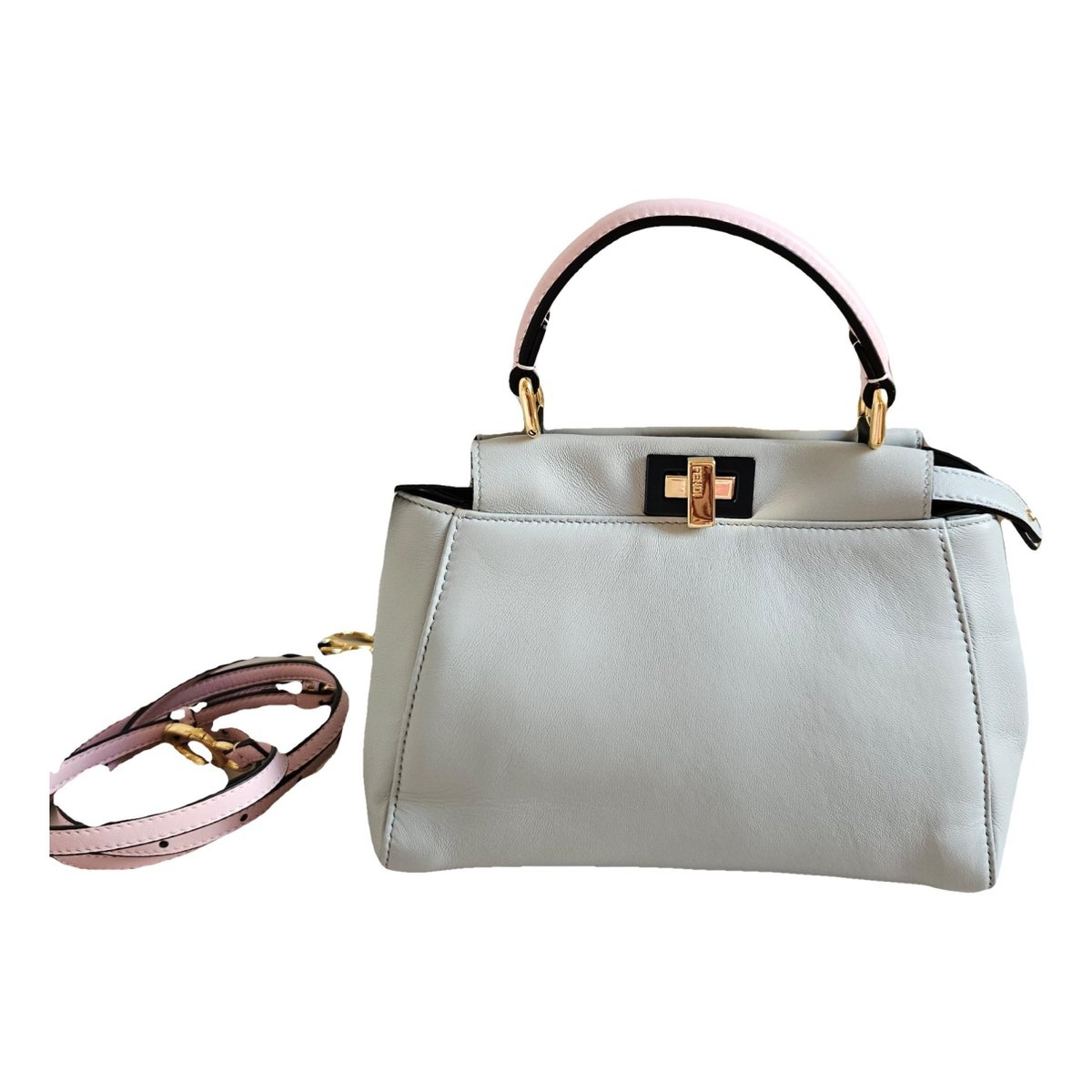 Peekaboo leather handbag