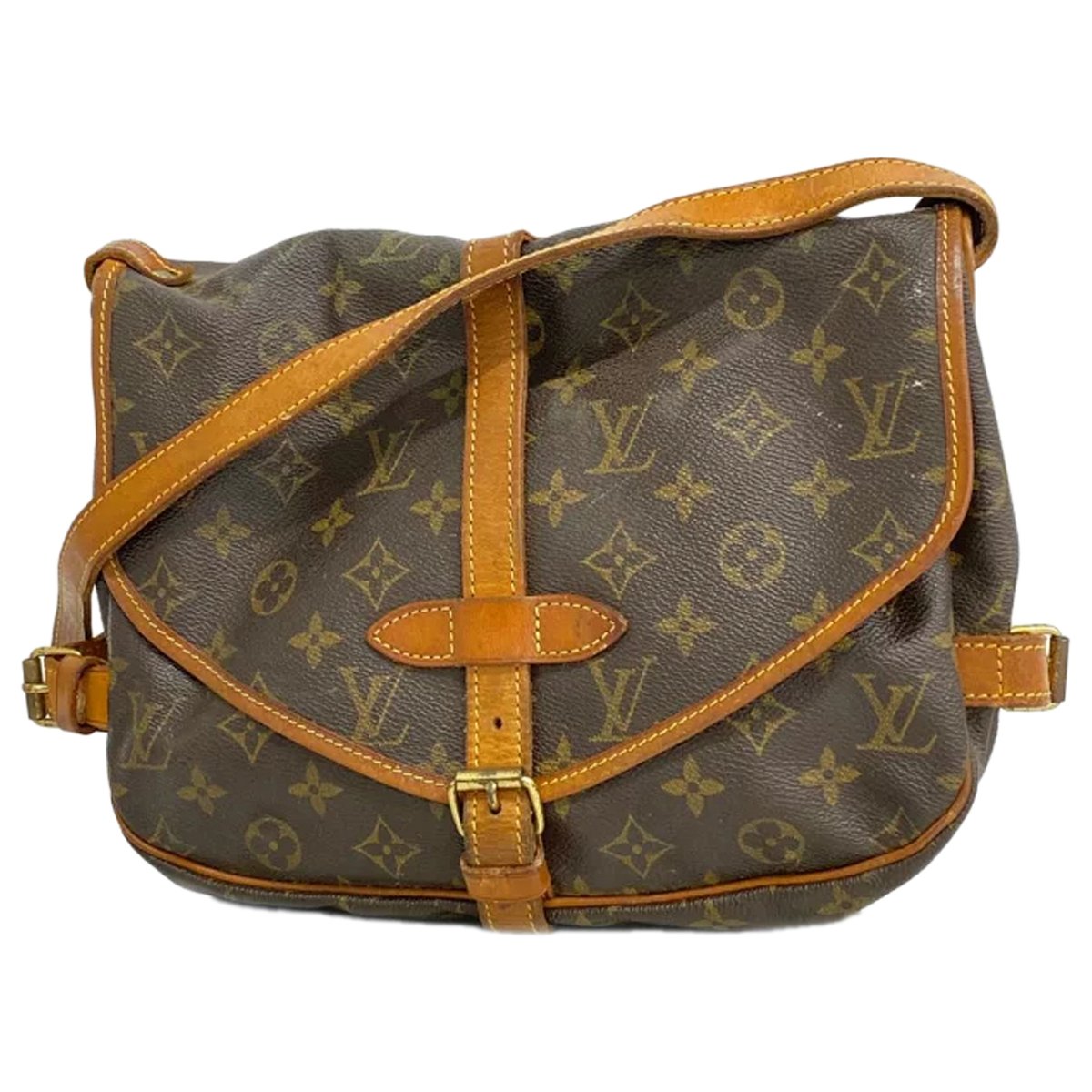 Saumur leather crossbody bag
