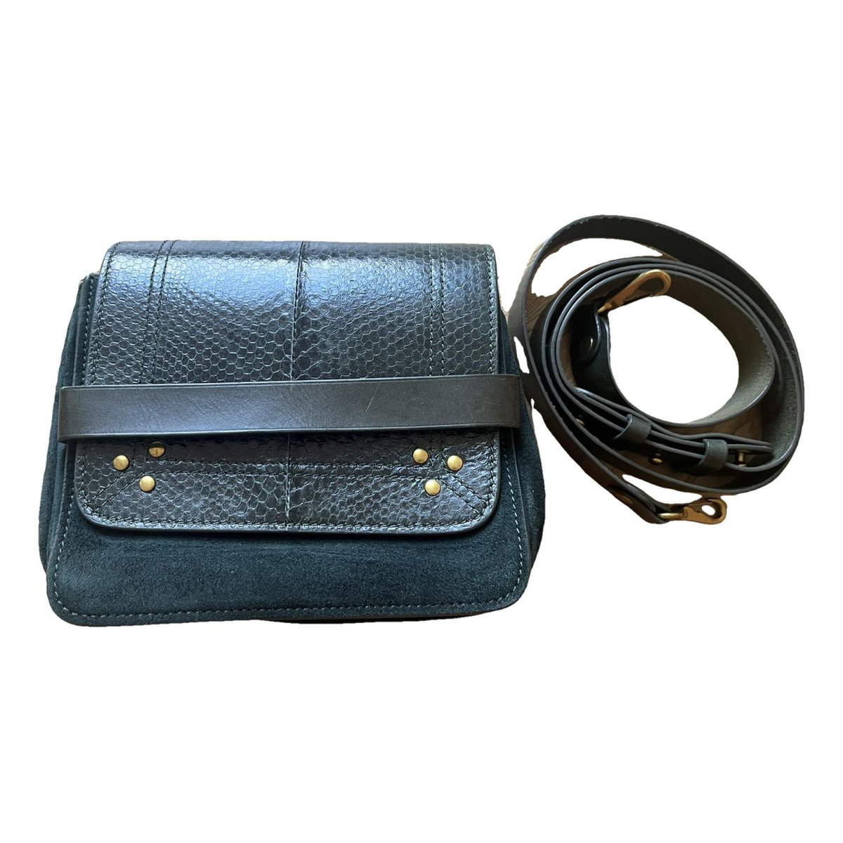 Leather crossbody bag