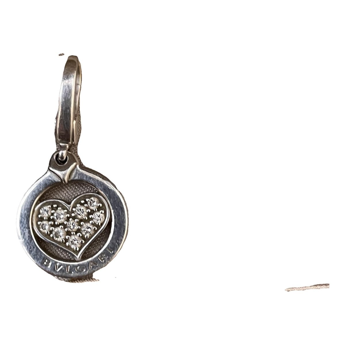 Parentesi white gold pendant