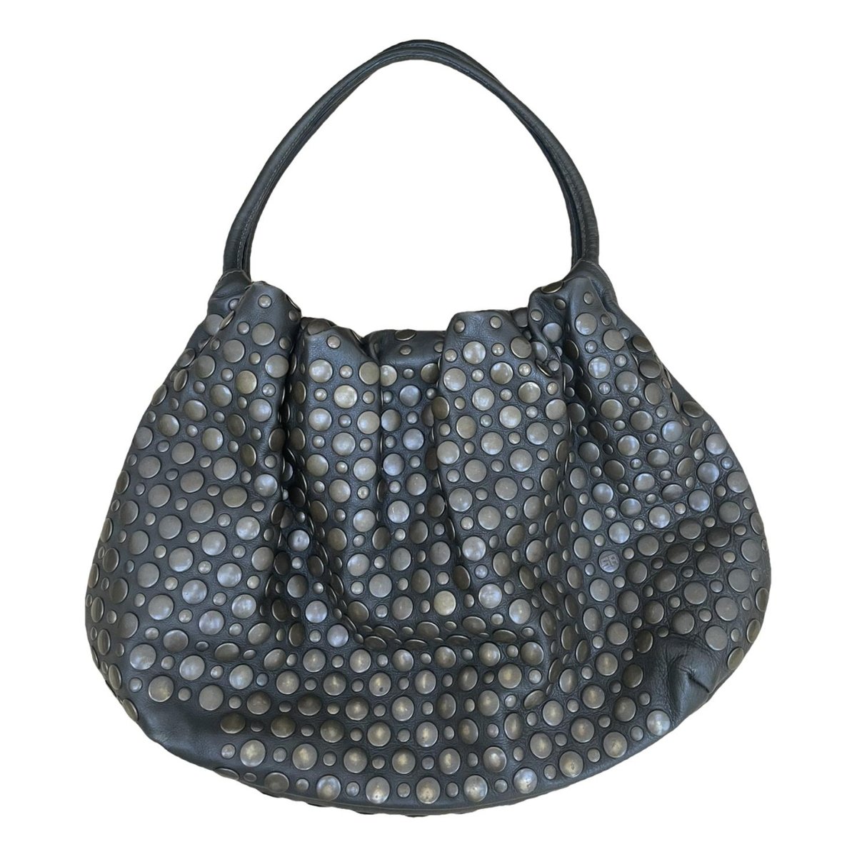 Domino leather handbag
