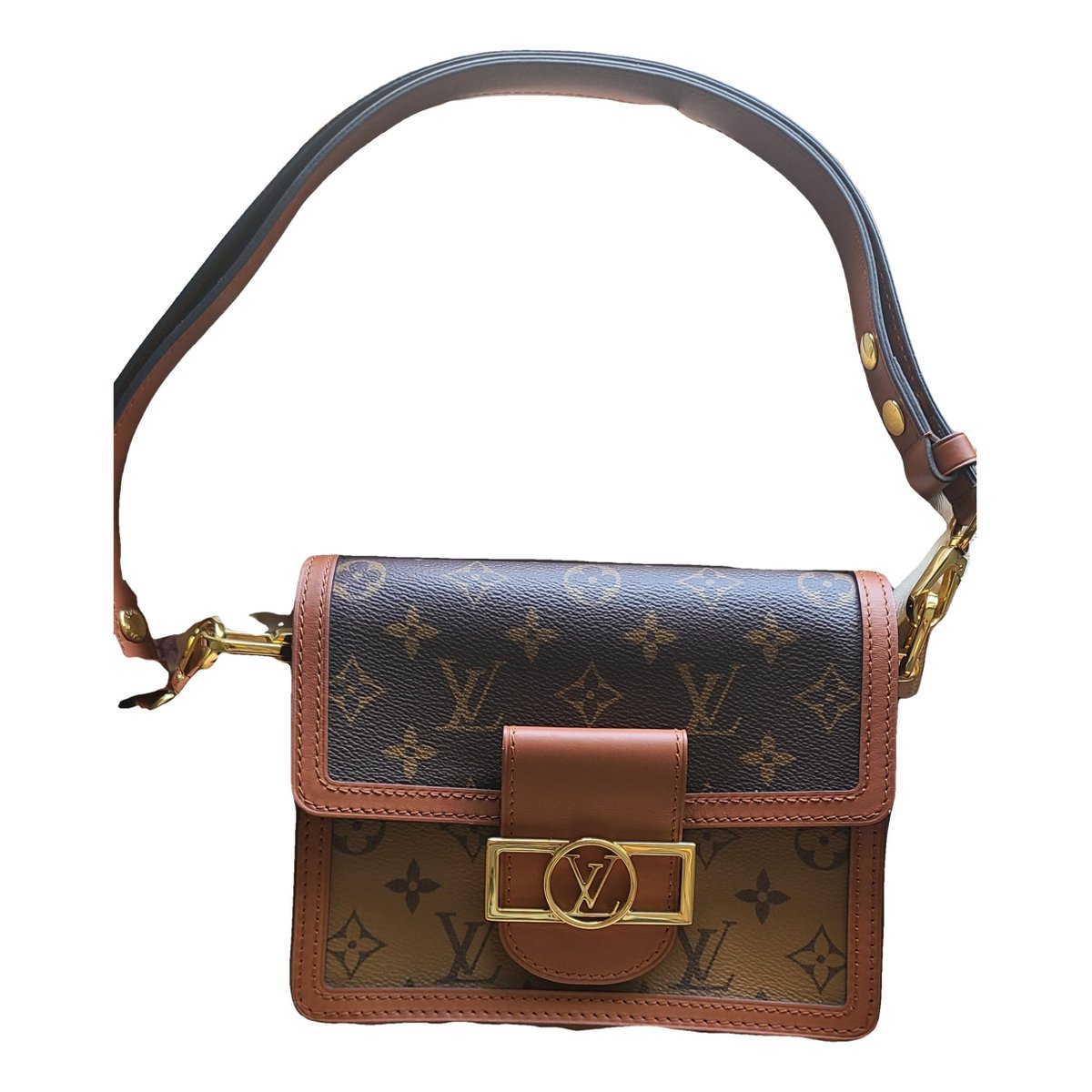 Dauphine leather handbag