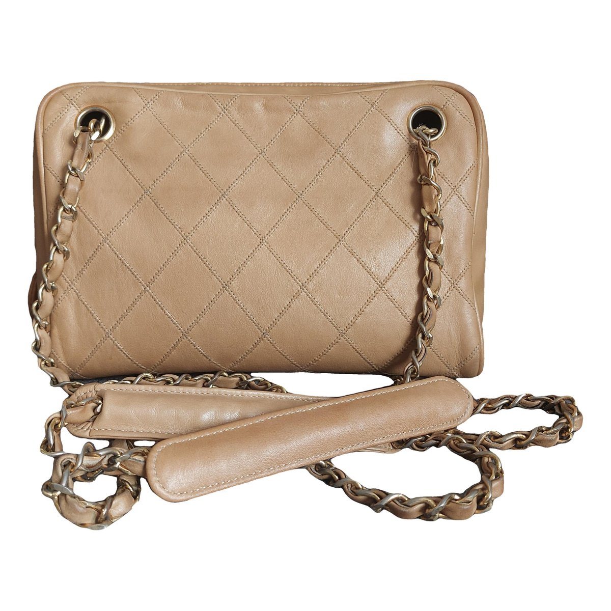Camera leather handbag