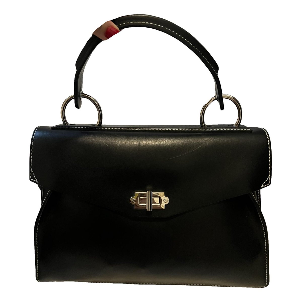 Hava leather handbag