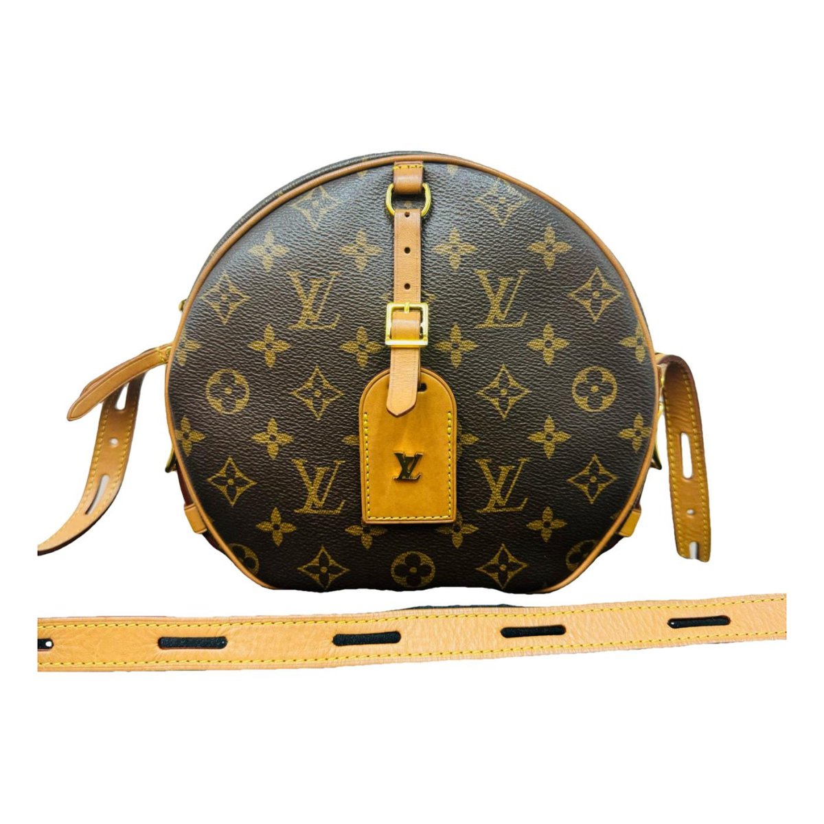 Boîte chapeau souple vinyl crossbody bag