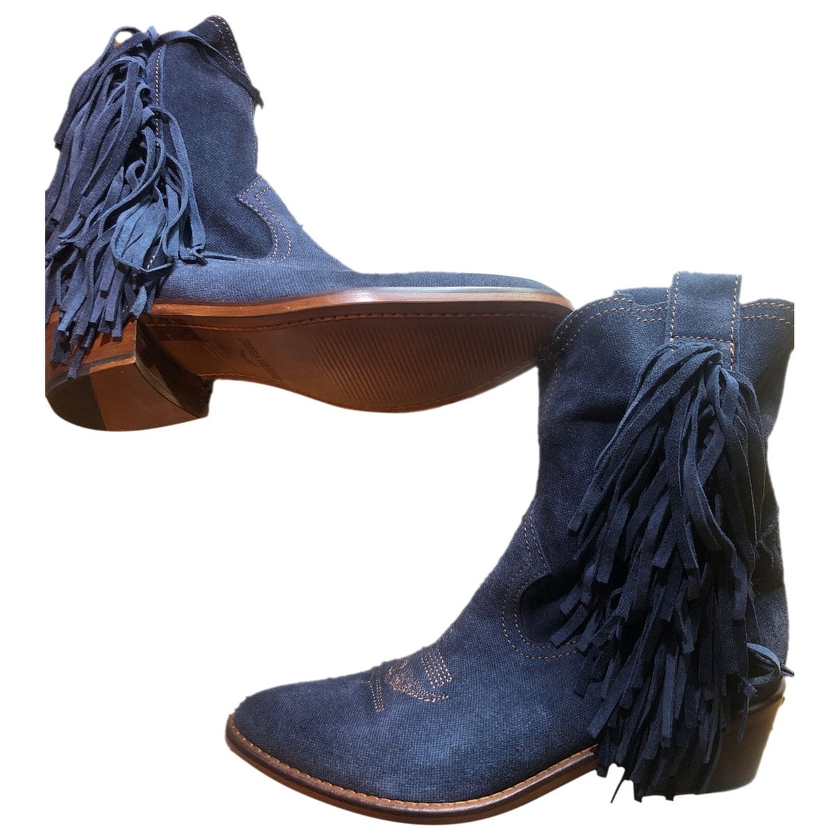 Pilar Brod leather western boots
