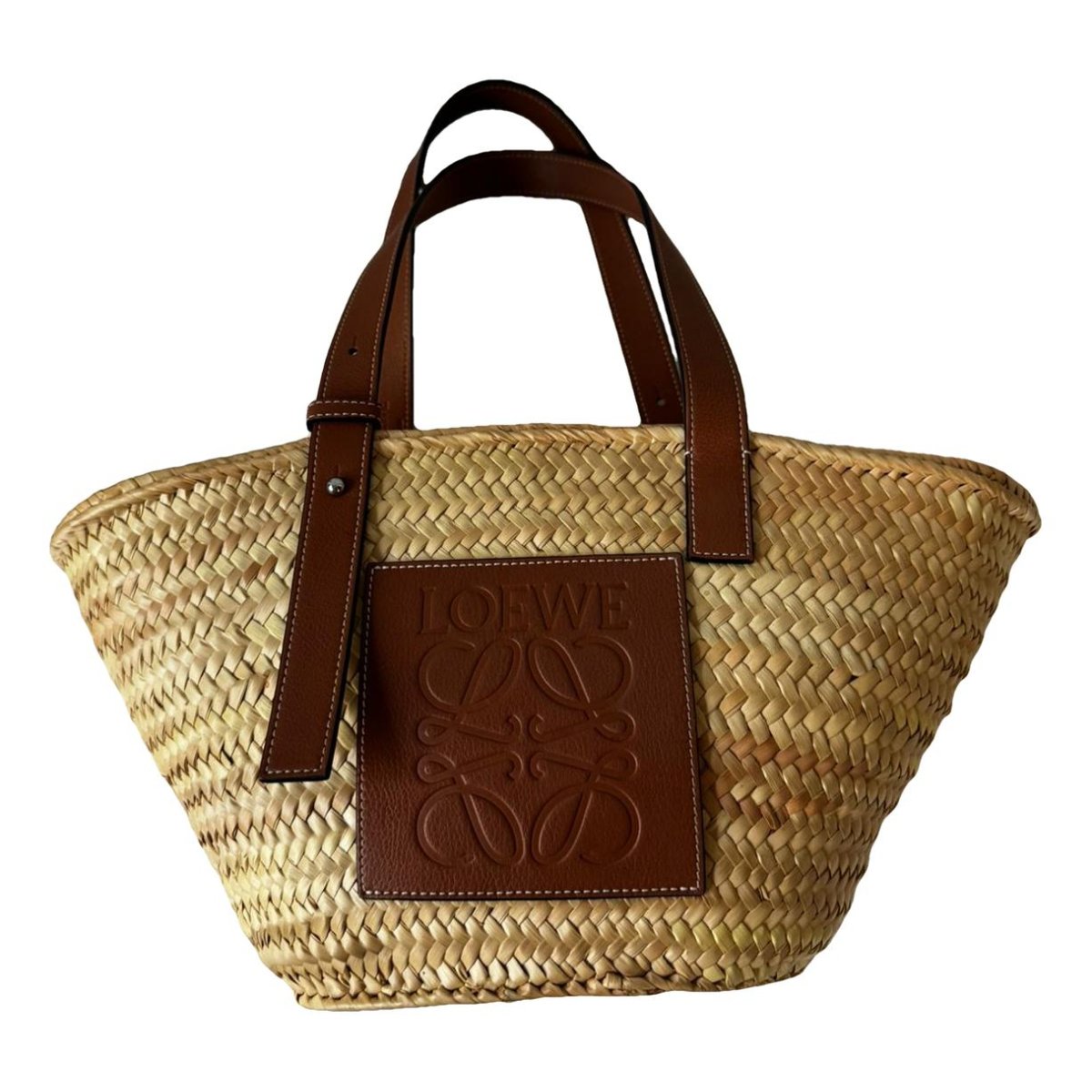 Basket Bag leather tote