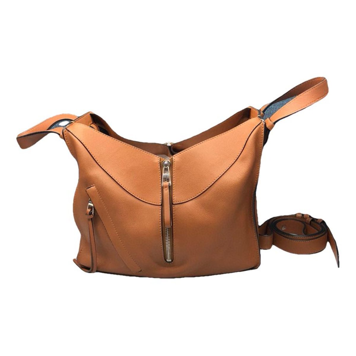 Hammock leather handbag