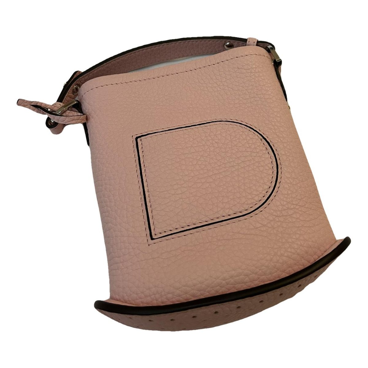 Pin leather handbag