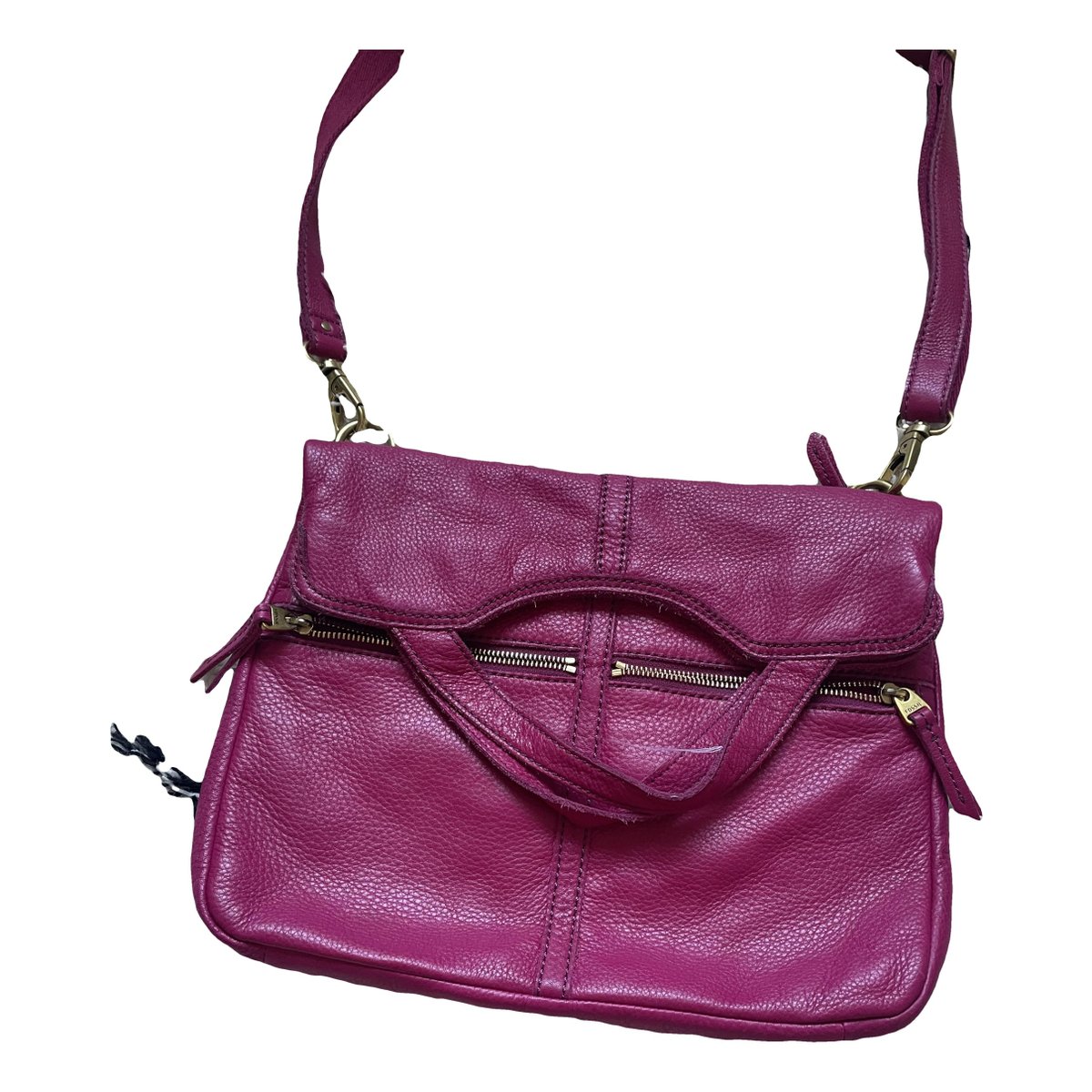 Leather crossbody bag
