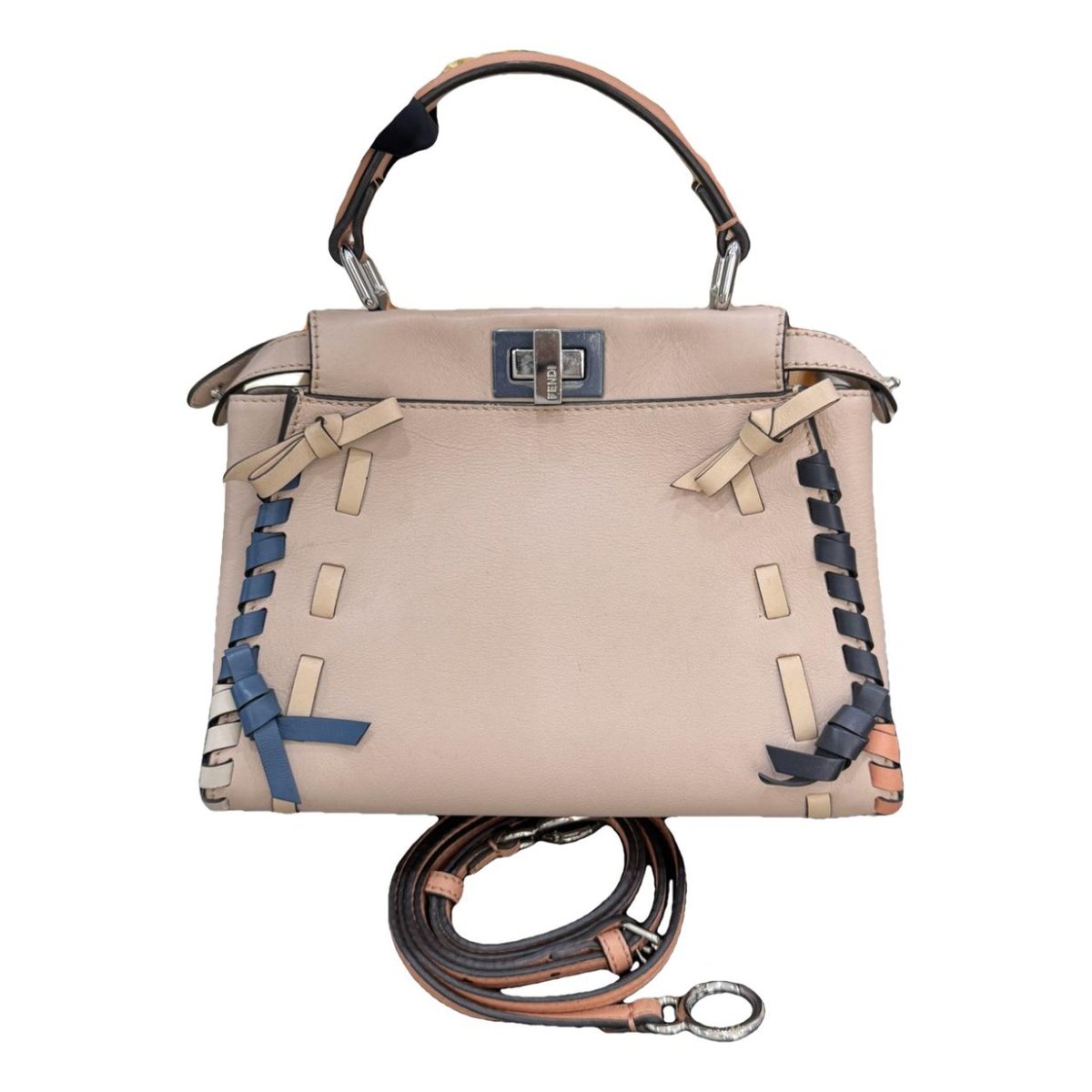 Peekaboo leather handbag