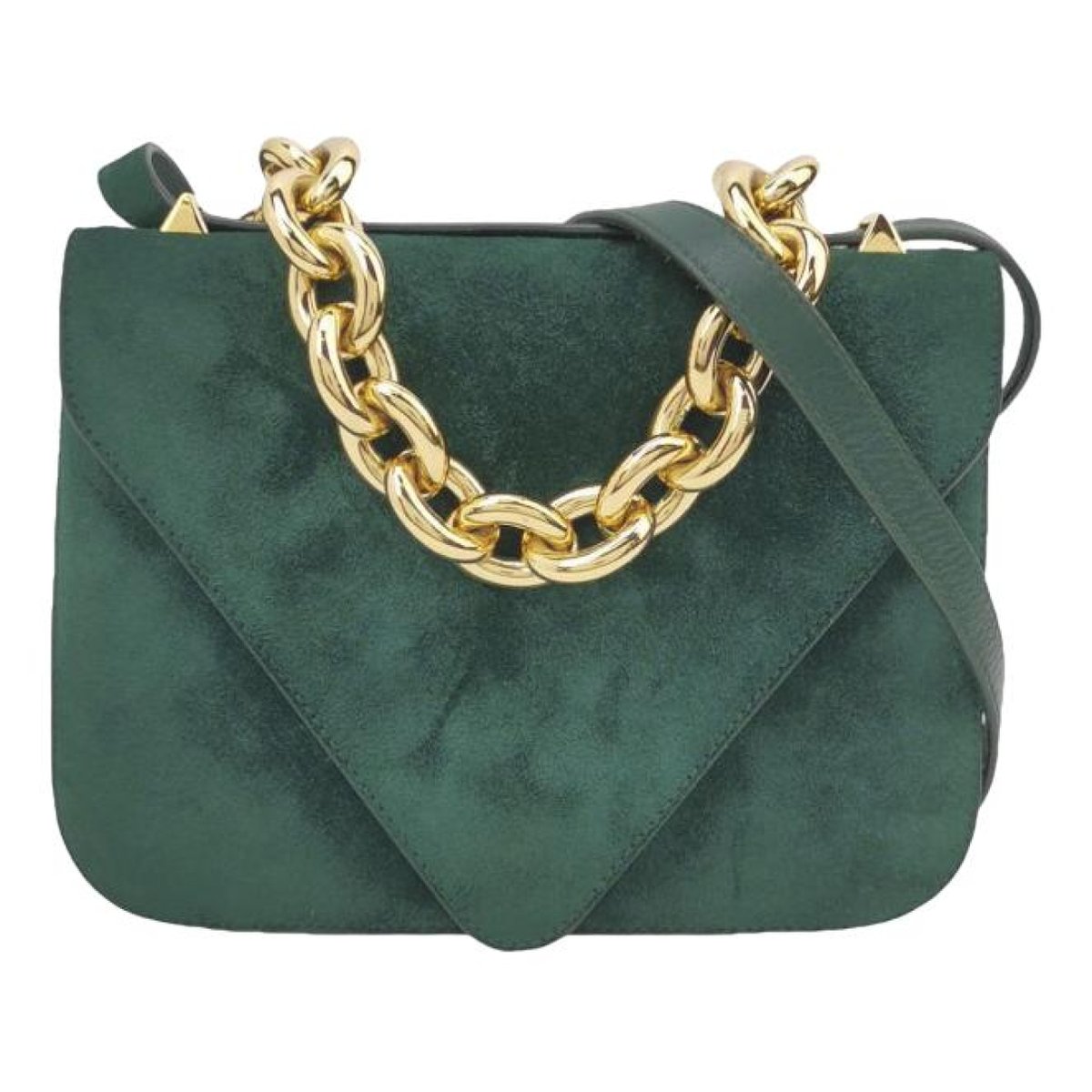 Mount leather crossbody bag