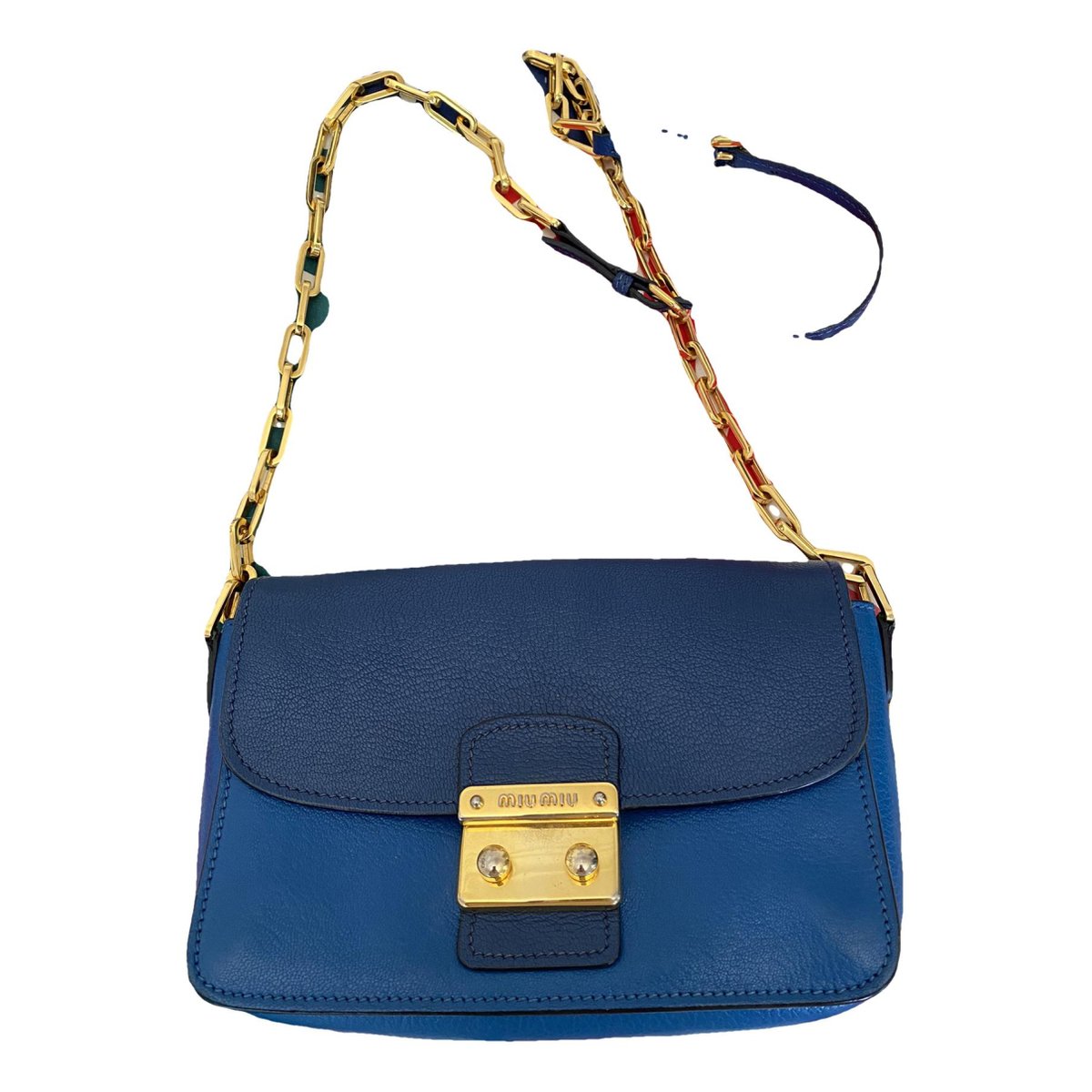 Miu Confidential leather crossbody bag
