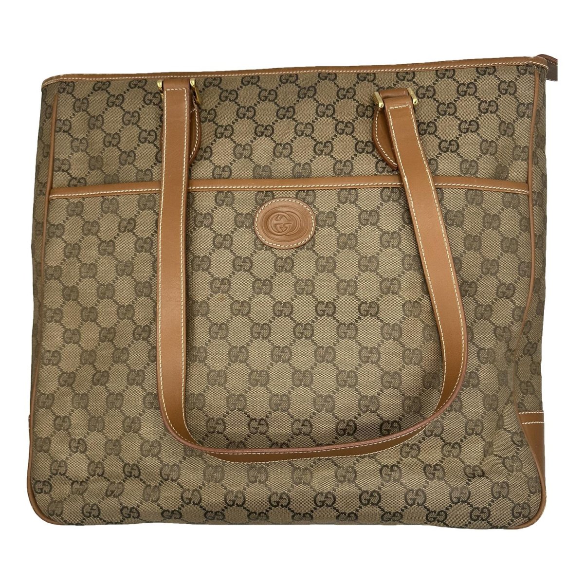 Ophidia Top Handle leather handbag
