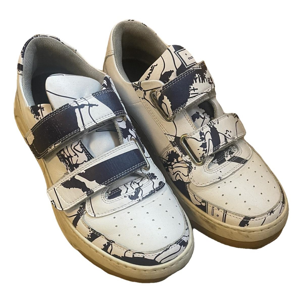 Steffey leather trainers