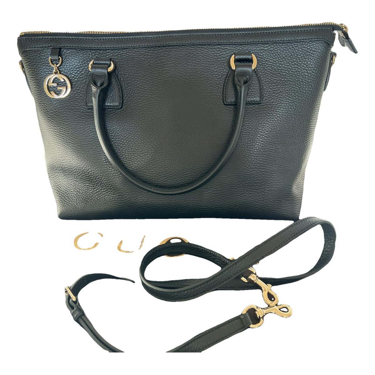 Soho Top Handle leather handbag