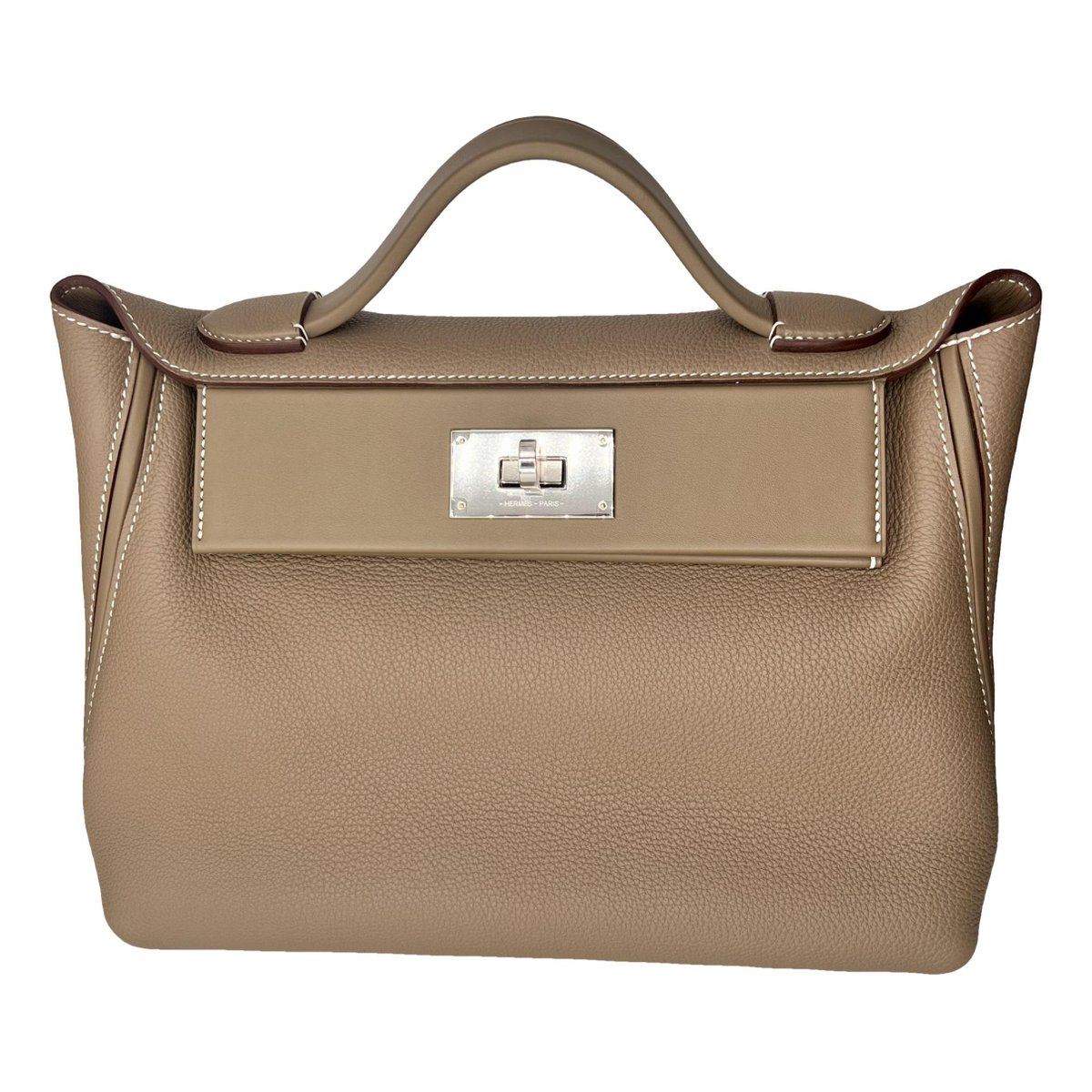 24/24 patent leather handbag