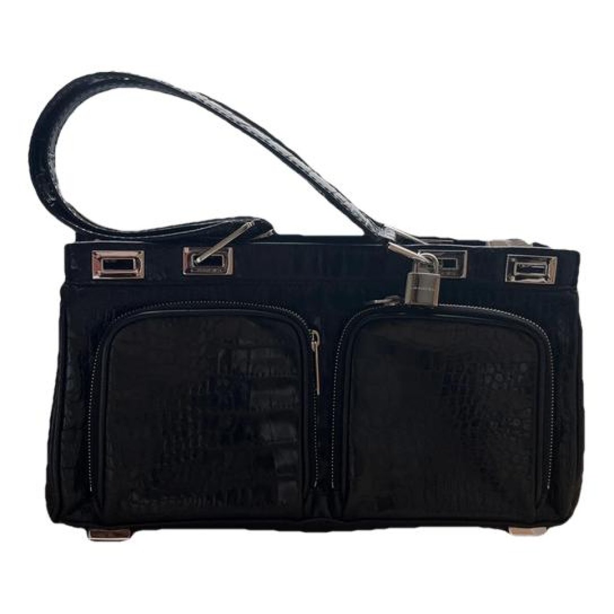 Balancel patent leather handbag