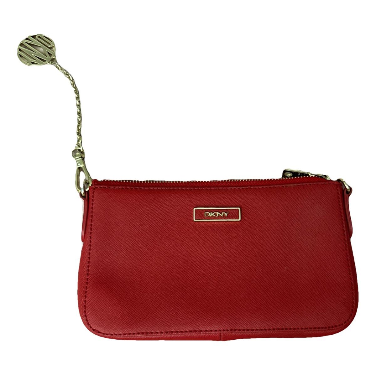 Leather clutch bag
