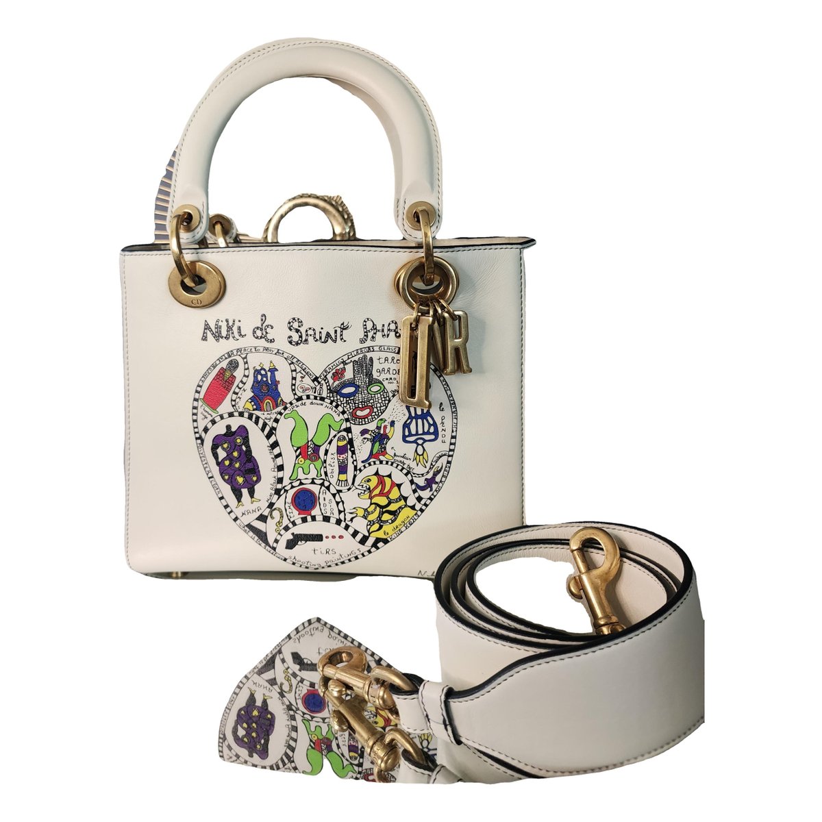 Lady Dior leather handbag