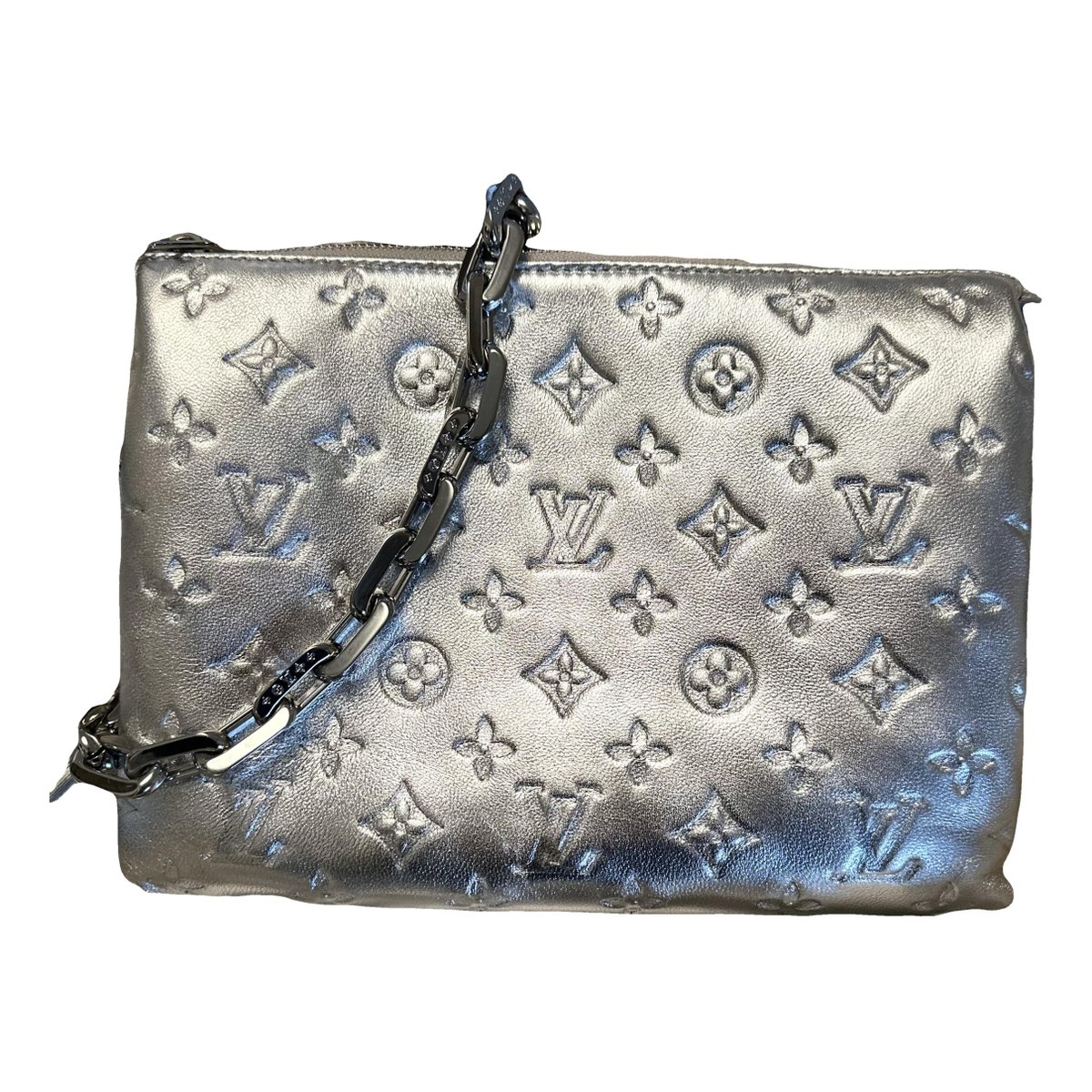 Coussin leather handbag