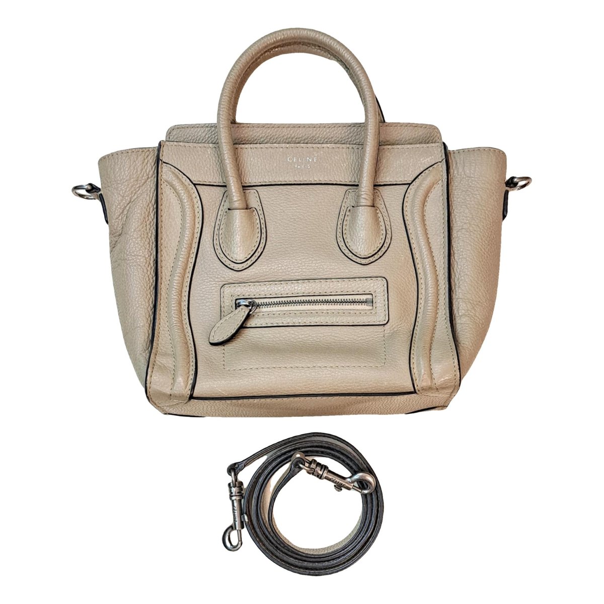 Nano Luggage leather handbag
