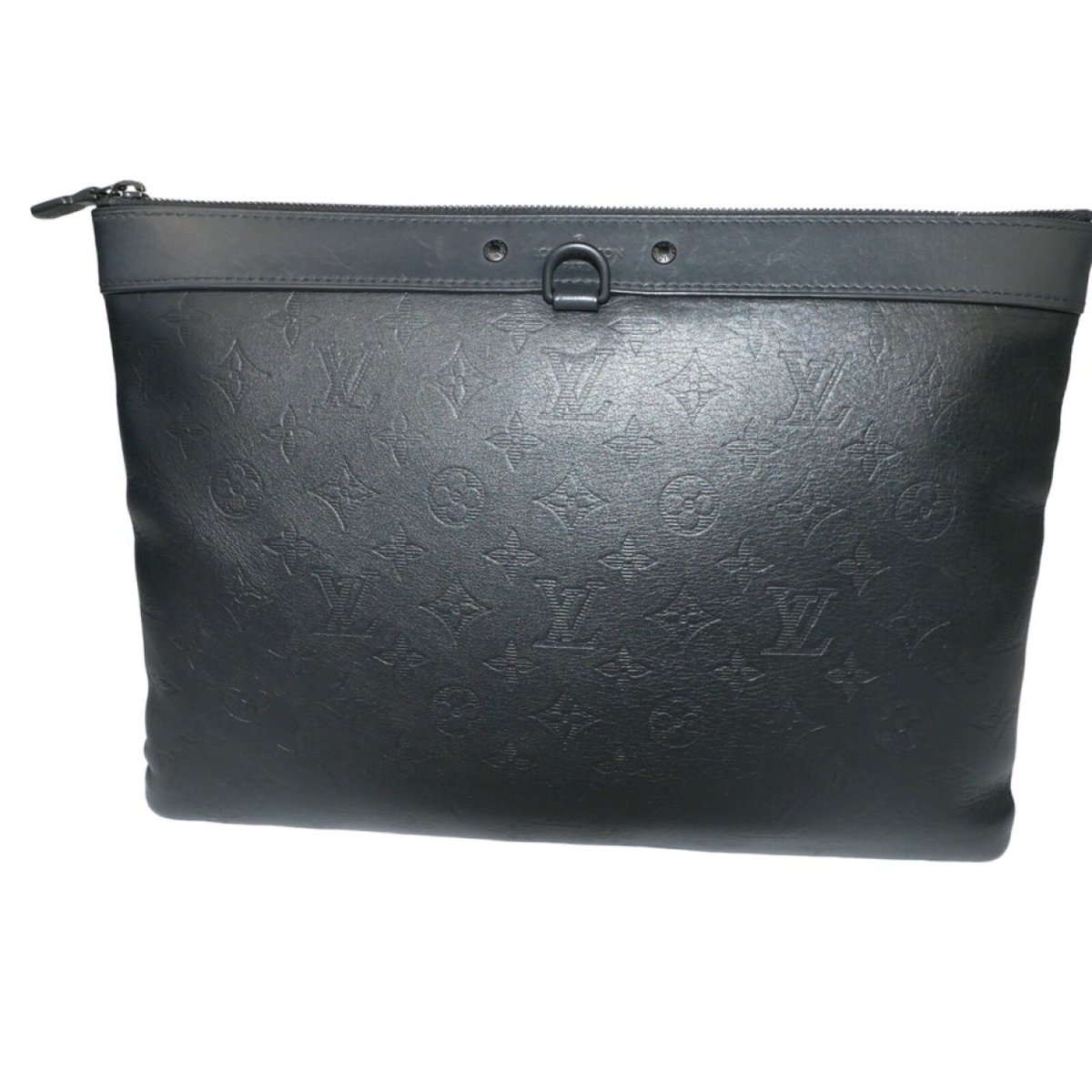 Pochette Trunk leather clutch bag