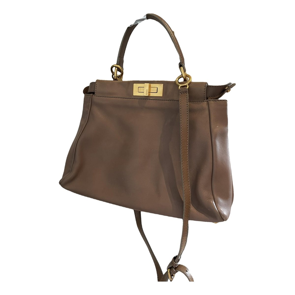 Peekaboo leather handbag
