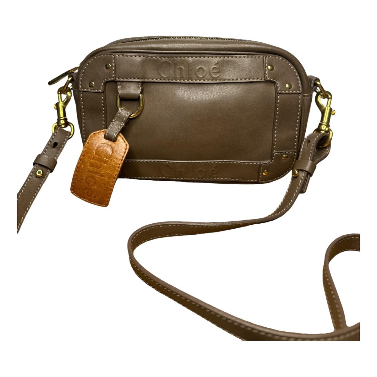 Hudson leather crossbody bag