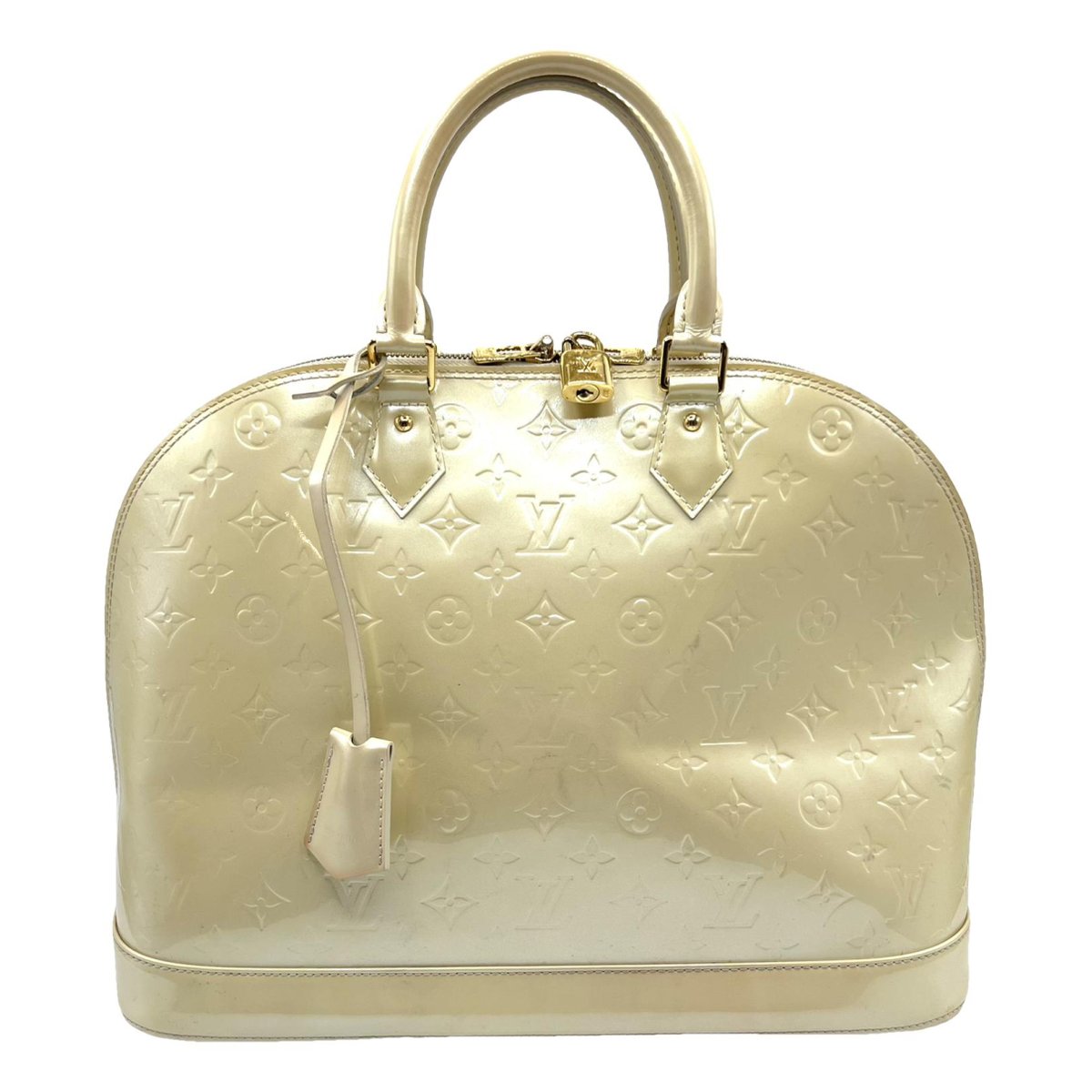 Alma patent leather handbag