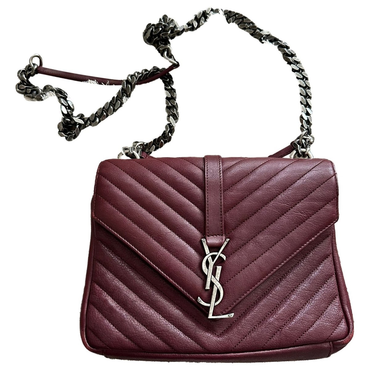 Collége monogramme leather handbag