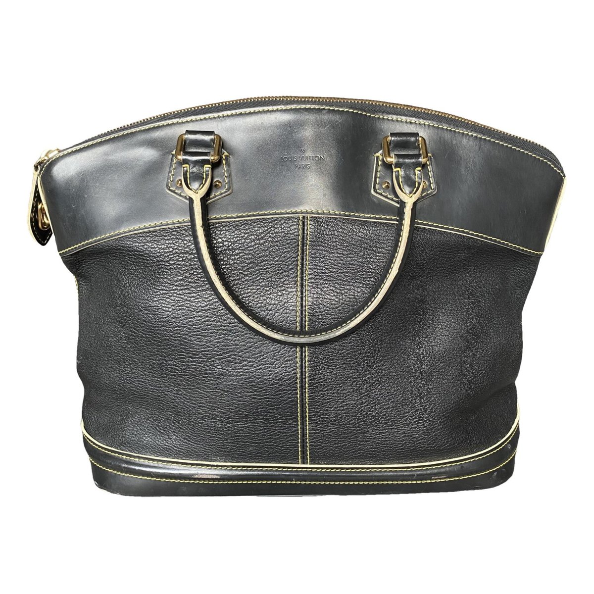 Lockit leather handbag