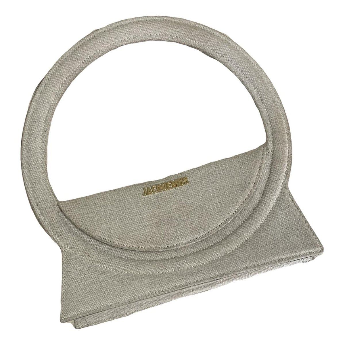 Le Rond linen crossbody bag