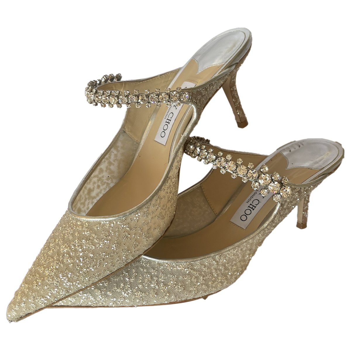Bing glitter mules & clogs