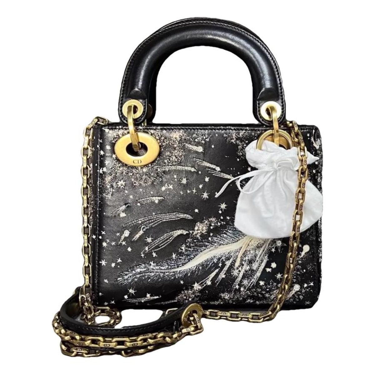 Lady Dior leather handbag